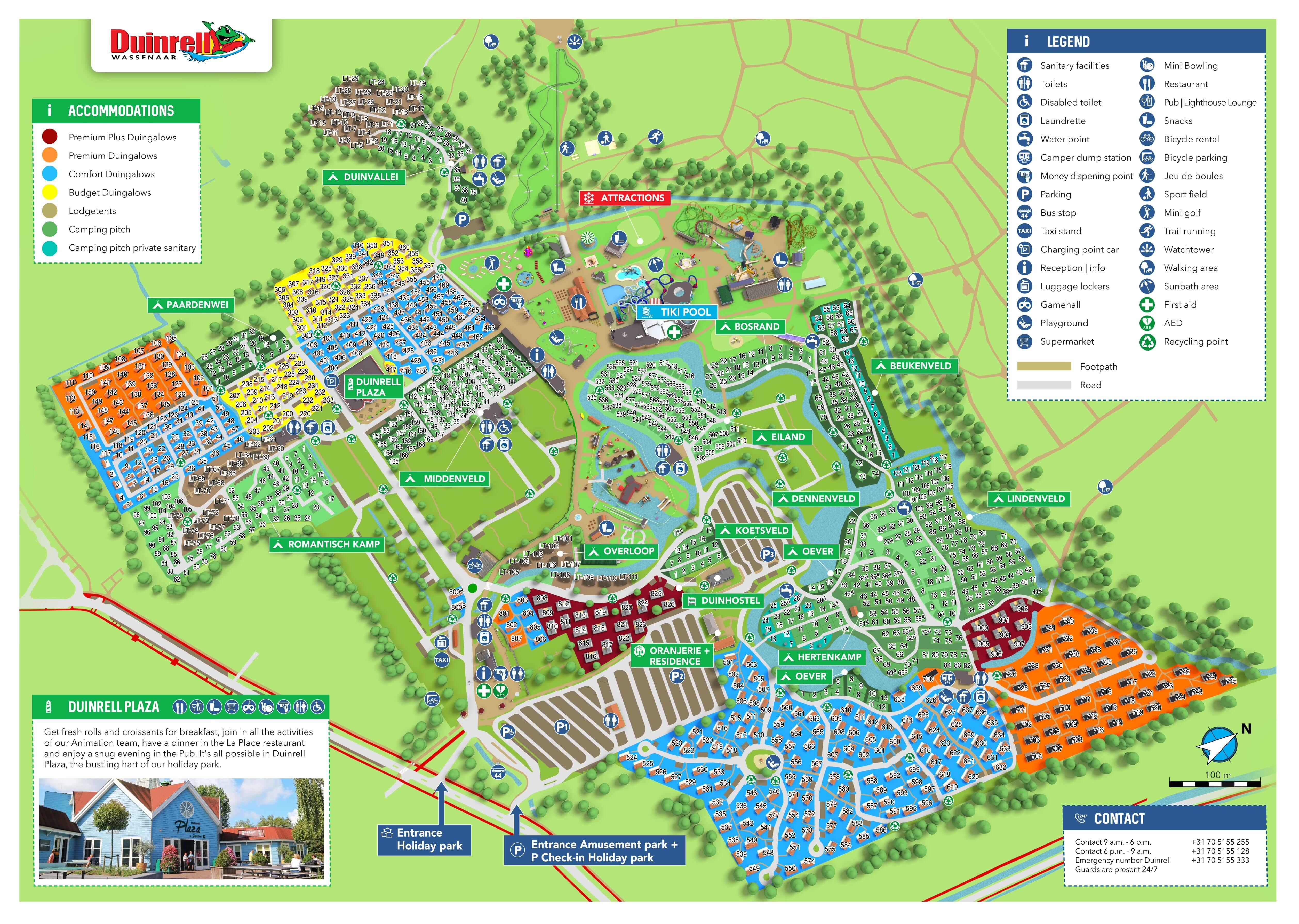 holiday travel park map